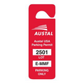 Plastic Security Hang Tag (3 1/4"x9")